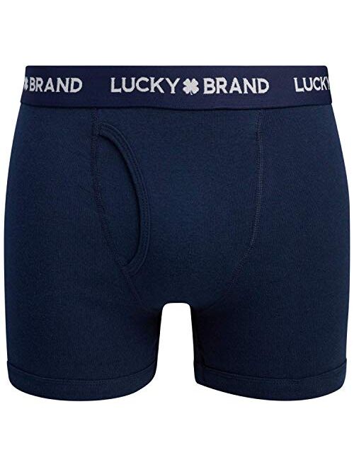 Lucky Brand Men's Cotton Boxer Briefs (6 Pack)