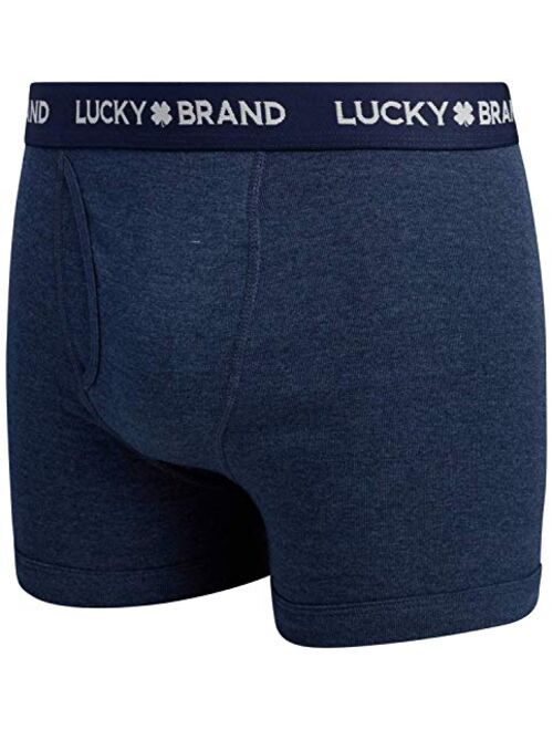 Lucky Brand Men's Cotton Boxer Briefs (6 Pack)