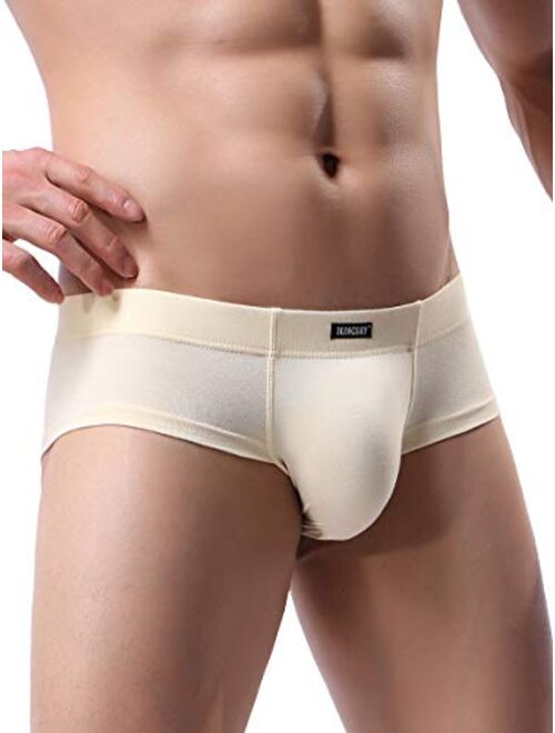 Buy Ikingsky Men S Seamless Front Pouch Briefs Sexy Low Rise Men Cotton Underwear Online