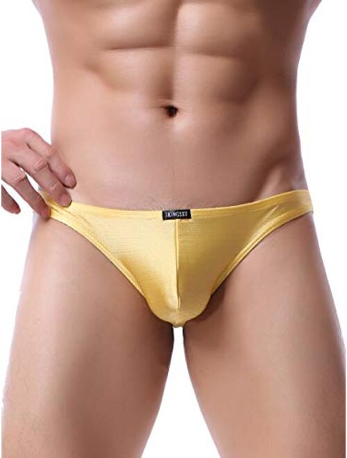 iKingsky Men's Cheeky Underwear Mens Pouch Bikini Panties Sexy Branzilian Back Briefs