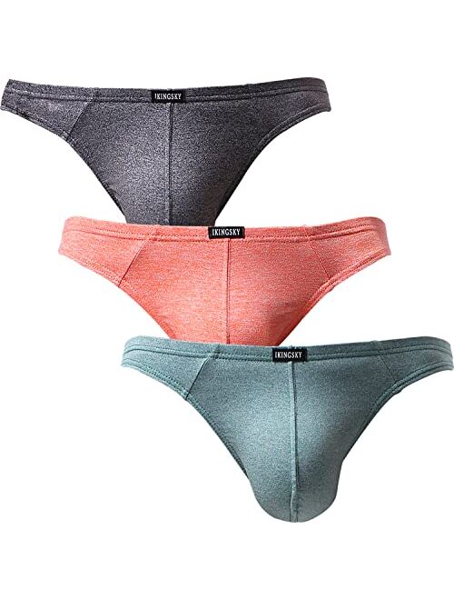 iKingsky Men's Thong Underwear Soft Stretch T-back Mens Underwear