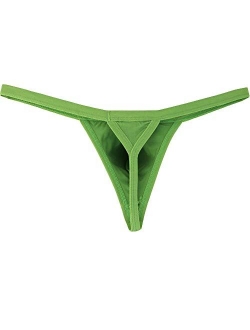 Men's Modal G-String Underwear Sexy Pouch Y-Back Thong Panties