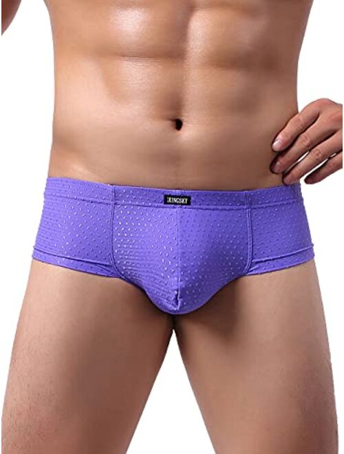 Buy Ikingsky Mens Cheeky Boxer Sexy Brazilian Back Mens Underwear Low Rise Mini Cheek Thong