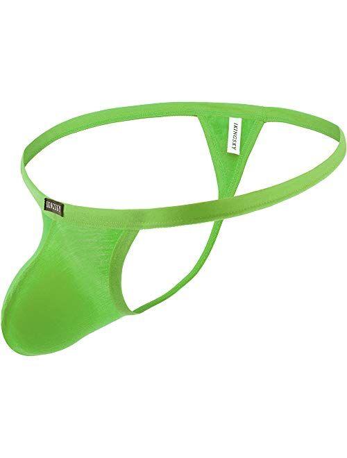 IKINGSKY Men's Modal Pouch G String Sexy Low Rise Thong Underwear