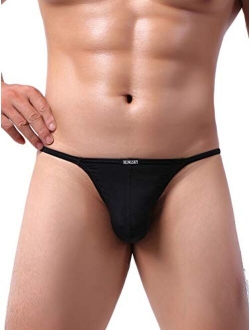 Men's G-String Underwear Sexy Low Rise Bulge Y-back Thong Underwear