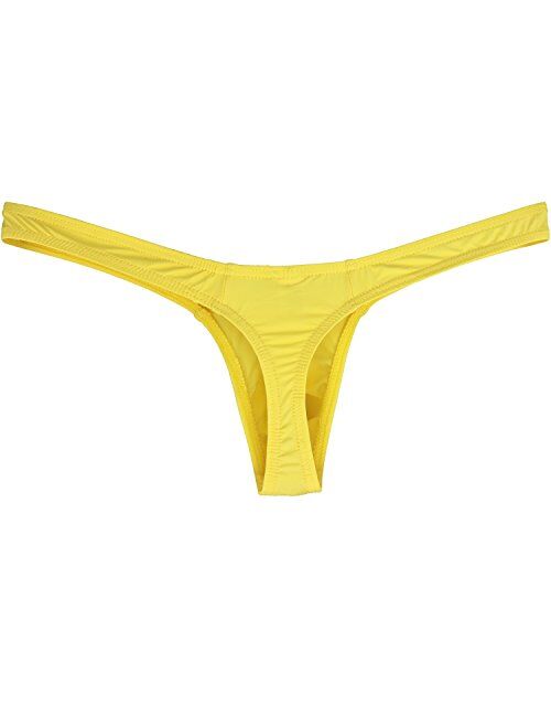 IKINGSKY Men's Pouch Thong Underwear Sexy T-Back Mens Under Panties