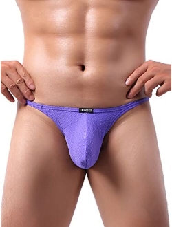 Men's Stretch Pouch G-string Sexy Low Rise Bulge Thong Soft Y-back Underwear for Men