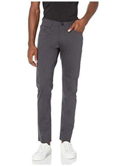 Mens,Stretch Slim Fit Pants,tech Raffi