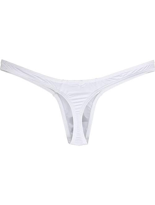 iKingsky Men's Low Rise Pouch Thong Sexy T-back Underwear