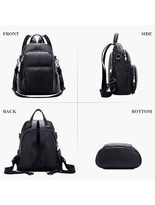 Buy ALTOSY Soft Leather Backpack Purse For Women Anti-theft Backpacks ...