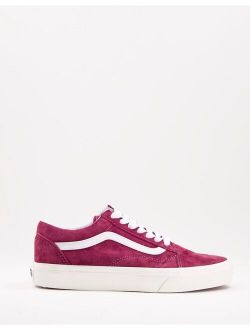 Old Skool Suede sneakers in burgundy