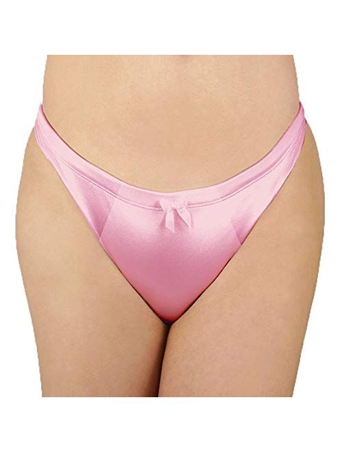 En Femme Maximum Smooth Thong Gaff in Stretch Satin for Trans Women