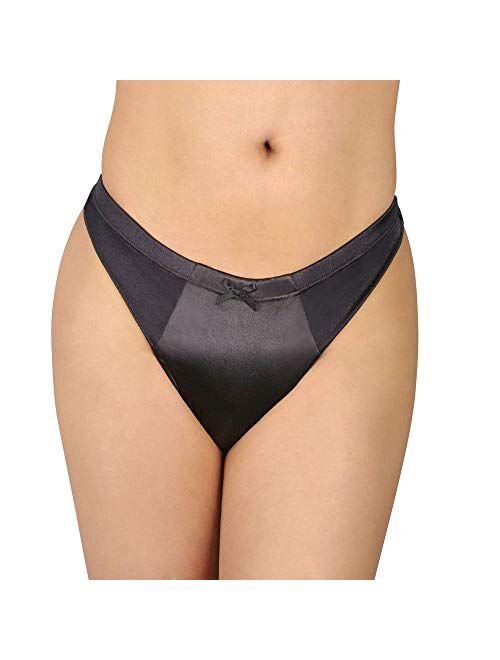 En Femme Maximum Smooth Thong Gaff in Stretch Satin for Trans Women