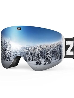 X11 Ski Goggles Magnetic Cylindrical Snowboard Snow Goggles for Men Women