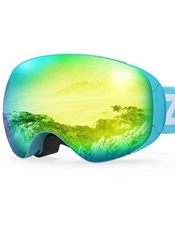 X PRO Ski Snowboard Snow Goggles Interchangeable Lens for Men Women Adult