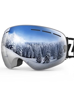 X Ski Goggles - OTG Snowboard Goggles Detachable Lens for Men Women Adult