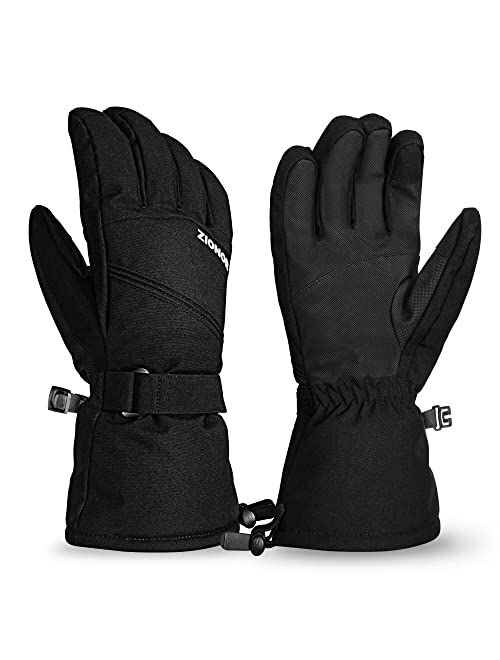 Ski Gloves, ZIONOR Waterproof Snow Gloves with 3M Thinsulate Insulation Touchscreen Snowboard Snowmobile Gloves for Men Women