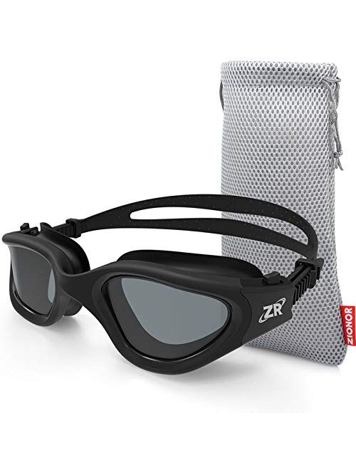 ZIONOR Swim Goggles, G1 Polarized Swimming Goggles Anti-Fog for Adult Men Women