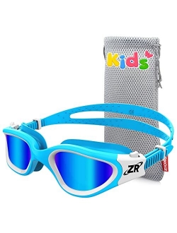 Kids Swim Goggles, G1MINI Polarized Swimming Goggles Comfort for Age 6-14