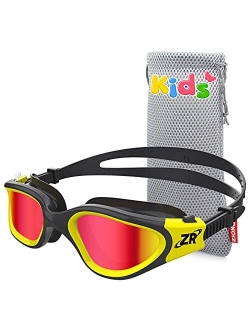 Kids Swim Goggles, G1MINI Polarized Swimming Goggles Comfort for Age 6-14