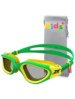 Kids Swim Goggles, G1MINI Polarized Swimming Goggles Comfort for Age 6-14