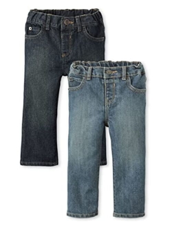 Toddler Boys Basic Bootcut Jeans