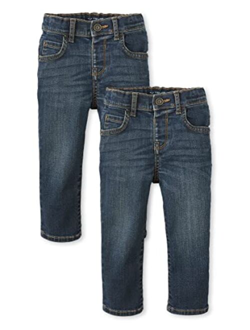 The Children's Place Baby Toddler Boys Stretch Straight Leg Jeans