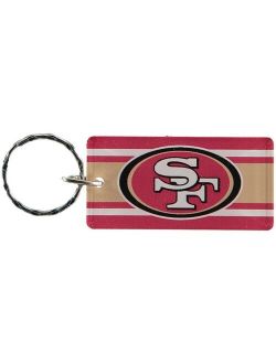 Multi San Francisco 49Ers Super Stripe Printed Acrylic Team Color Logo Keychain