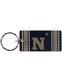 Multi Navy Midshipmen Jersey Printed Acrylic Team Color Logo Keychain