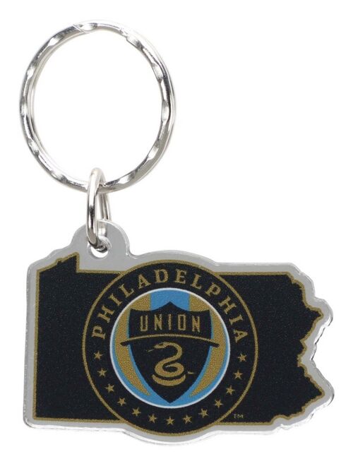 Stockdale Multi Philadelphia Union Acrylic Keychain State Logo