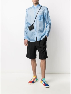 Comme Des Garçons Shirt chest pocket satin shirt