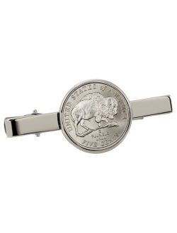 Westward Journey Bison Nickel Coin Tie Clip
