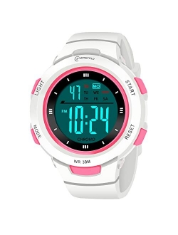 Kids Watches Digital Sport Watches for Girls Outdoor Waterproof Watches with Alarm Stopwatch Leisure Child Wrist Watch Ages 5-10