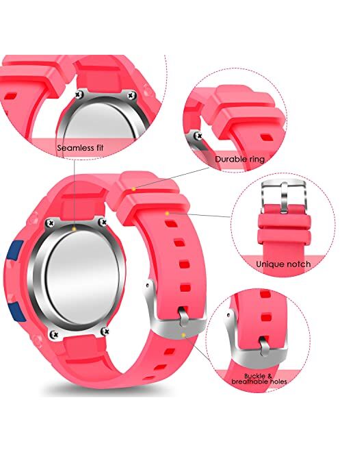 CakCity Kids Watches Digital Sport Watches for Girls Outdoor Waterproof Watches with Alarm Stopwatch Leisure Child Wrist Watch Ages 5-10