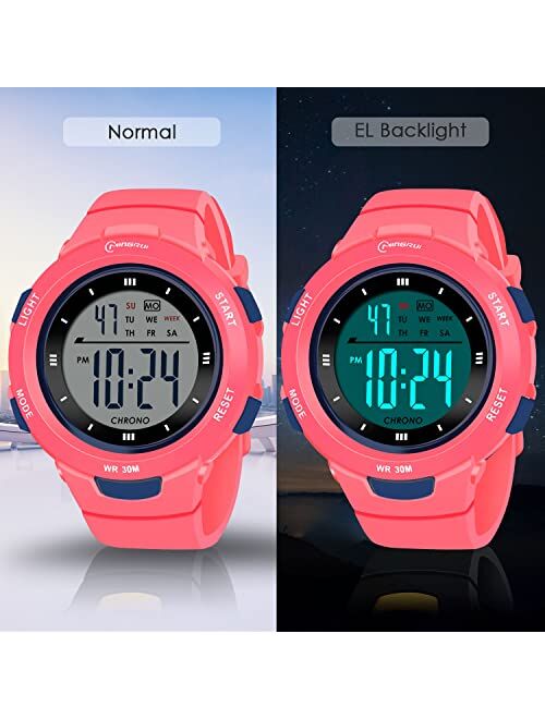 CakCity Kids Watches Digital Sport Watches for Girls Outdoor Waterproof Watches with Alarm Stopwatch Leisure Child Wrist Watch Ages 5-10