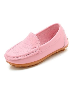 YWPENGCAI Toddler Slip-on Shoes Boys Loafers Candy Colors Girls Moccasins