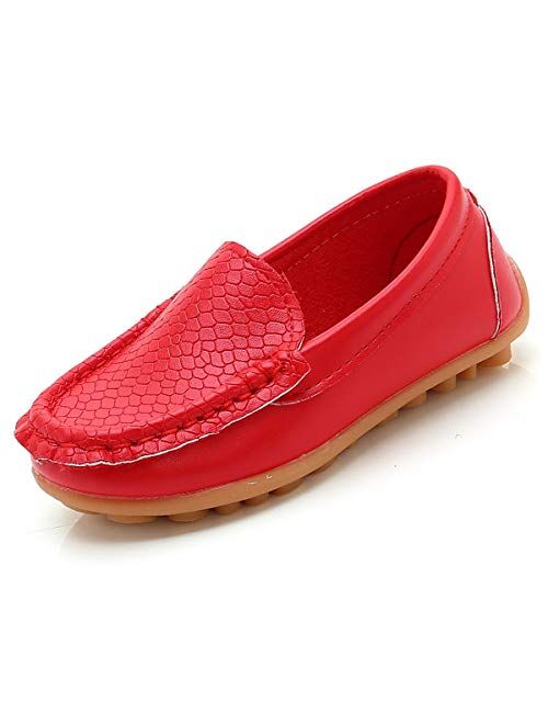 YWPENGCAI Toddler Slip-on Shoes Boys Loafers Candy Colors Girls Moccasins