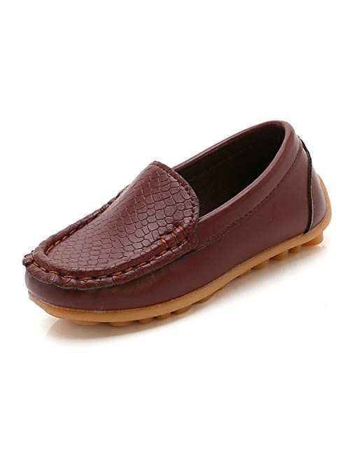 YWPENGCAI Toddler Slip-on Shoes Boys Loafers Candy Colors Girls Moccasins