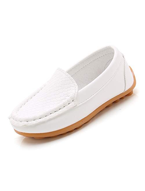 YWPENGCAI Toddler Slip-on Shoes Boys Loafers Candy Colors Girls Moccasins