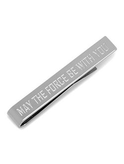 May The Force Be With You Jedi Message Tie Bar