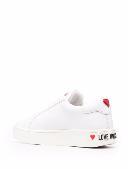 Love Moschino heart-motif sneakers