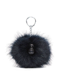 Pompom Monkey Keychain