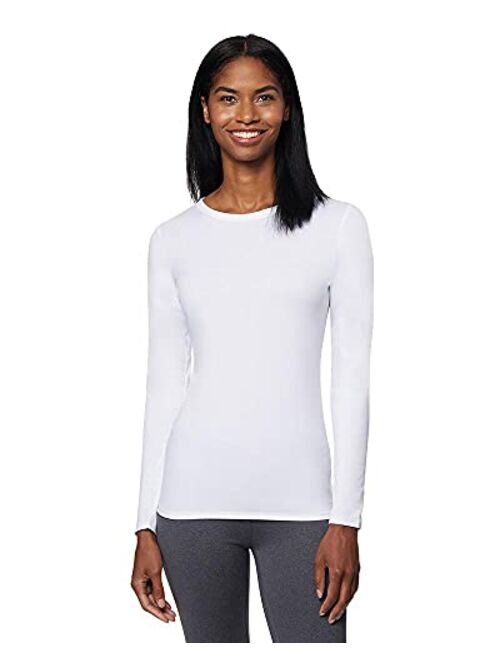 32 DEGREES Heat Womens Ultra Soft Thermal Lightweight Baselayer Crew Neck Long Sleeve Top