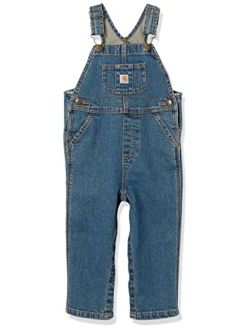 boys Washed Denim Bib Overall