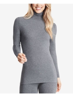 Cuddle Duds Women's Softwear with Stretch Long Sleeve Turtle Neck Top