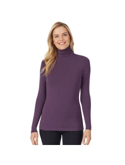 Cuddle Duds Women's Softwear with Stretch Long Sleeve Turtle Neck Top