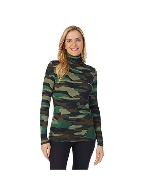 Cuddl Duds Cuddle Duds Women's Softwear with Stretch Long Sleeve Turtle Neck Top