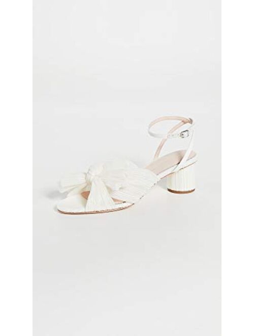 Loeffler Randall Women's Dahlia Pleated Bow Heels with Ankle Strap