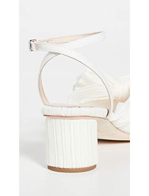 Loeffler Randall Women's Dahlia Pleated Bow Heels with Ankle Strap