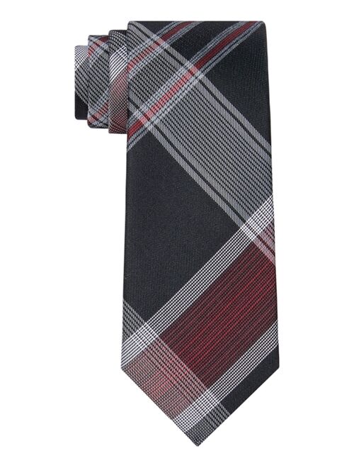 Calvin Klein Men's Oversized Plaid Tie